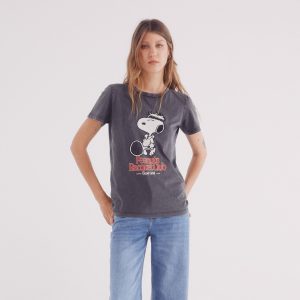 W LICENSE T-SHIRT SNOOPY