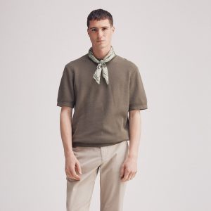 M BASIC STRUCTURE S/S KNIT T-SHIRT GG14