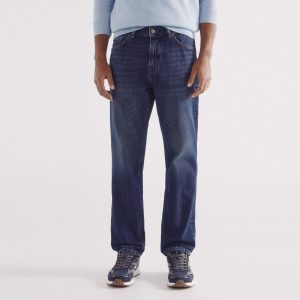 M DARK WASH STRAIGHT FIT JEANS