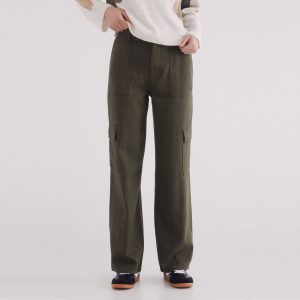 W CARGO CHINO PANTS
