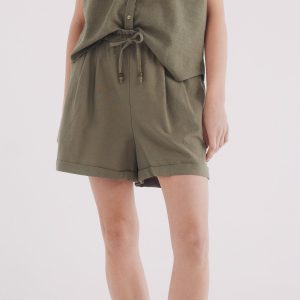 W LINEN SHORT