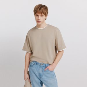 M CAMISETA DOBLE LOOSE KNIT